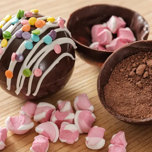 Miniatura 3 de Cybrtrayd Molde de caramelo de chocolate con bomba de baño con instrucciones exclusivas para moldeo de chocolate con derechos de autor de Cybrtrayd
