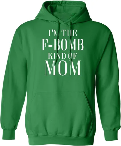 Miniatura 17 de zerogravitee Sudadera con capucha para adulto con texto en inglés "I'm the F-Bomb kind of Mom