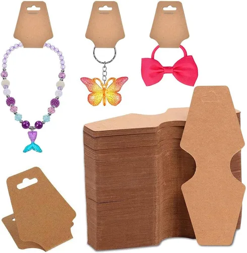 Miniatura 7 de 100 piezas de collares para tarjetas de exhibición, joyas, pulseras, aretes, llavero, anillos, bandas para el cabello, proyectos de manualidades