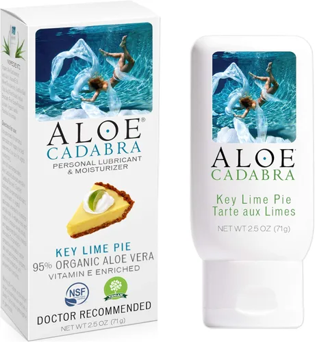 Miniatura 8 de Aloe Cadabra Lubricante personal saborizado e hidratante vaginal, lubricante orgánico de aloe comestible para hombres, mujeres y parejas, no mancha