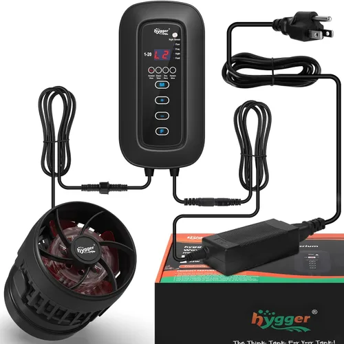 Miniatura 7 de hygger DC Potente Generador de Olas para Acuario, Bomba de Agua de Circulación Silenciosa para Acuario, Frecuencia de Flujo Ajustable, 4 Modos
