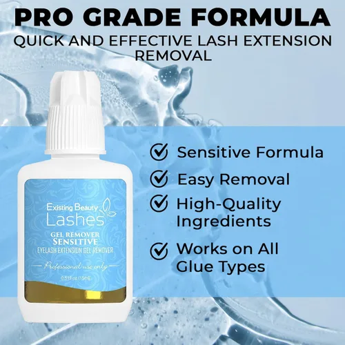Miniatura 4 de Removedor de pestañas sensible para extensiones de pestañas - Gel removedor de extensiones de pestañas transparente - Removedor de extensiones