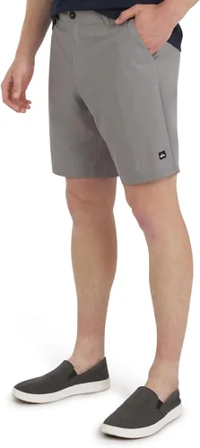 Miniatura 12 de Quiksilver Men's Regular Fit Fixed Waist Water Friendly Active Hybrid Shorts