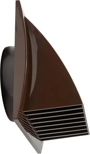 Miniatura 14 de Repa Market Campana de ventilación negra de 4 pulgadas para secadora, cubierta de conducto para paredes, capucha de protección de plástico ABS