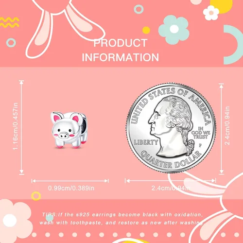Miniatura 6 de NUJIFFY Cuentas de plata de ley 925 para pulseras y collares, cuentas de cristal para hermana de pasaporte de avión, pulseras de ángulo de corazón