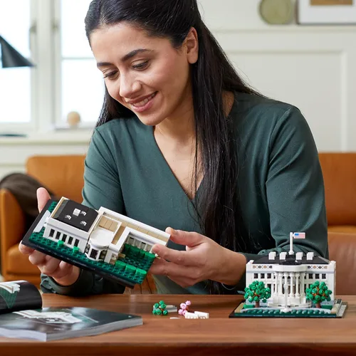 Miniatura 3 de LEGO Colección de arquitectura: The White House 21054 - Kit de construcción de modelos, set creativo para adultos y adolescentes, proyecto
