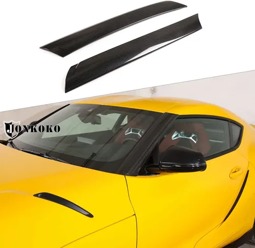 Miniatura 8 de YIWANG 100% fibra de carbono real para Toyota Supra GR A90 A91 MK5 2019-2022 Control central del interior del automóvil y accesorios de decoración