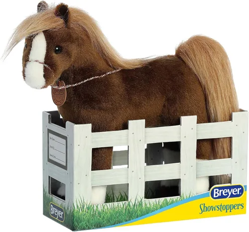 Miniatura 7 de Aurora® Exquisito Breyer® Showstoppers American Saddlebred - Detalles realistas - Juego imaginativo - Marrón 13 pulgadas