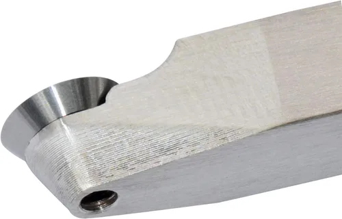 Miniatura 4 de Herramienta de torneado de madera con punta de carburo R12, acabado de herramienta de torno de madera de carburo hecho de acero inoxidable