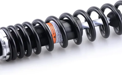 Miniatura 5 de Amortiguadores de aire de motocicleta de 19.7 pulgadas, suspensión trasera, horquilla universal de 0.984 in, 400 libras, apto para Kawasaki, Honda