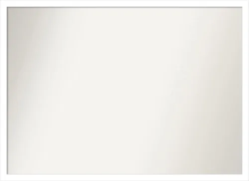 Miniatura 288 de Amanti Art Espejo de baño blanco para sobre el fregadero, 32 x 45 pulgadas, espejo de tocador rectangular blanco esbelto, marco de madera moderno