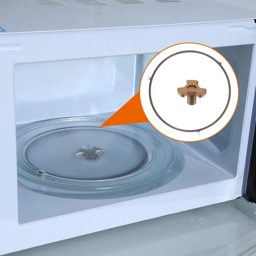 Miniatura 7 de 2 anillos de rodillo para microondas, anillo de rodillo de microondas de 8.74 pulgadas de repuesto para bandeja de vidrio, corrige tocadiscos