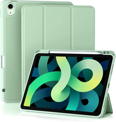 Miniatura 13 de Akkerds Funda compatible con iPad Air de 11 pulgadas de 7ª/6ª generación (M3/M2) 2025/2024, para iPad Air de 5ª/4ª generación de 10.9 pulgadas Rosa