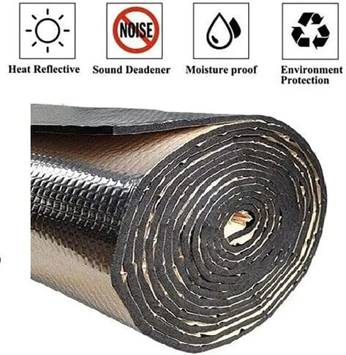 Miniatura 2 de Protector térmico térmico de amortiguación de sonido, adhesivo reflectante para automóvil, camión, camioneta, SUV, vehículo recreativo, amortiguador