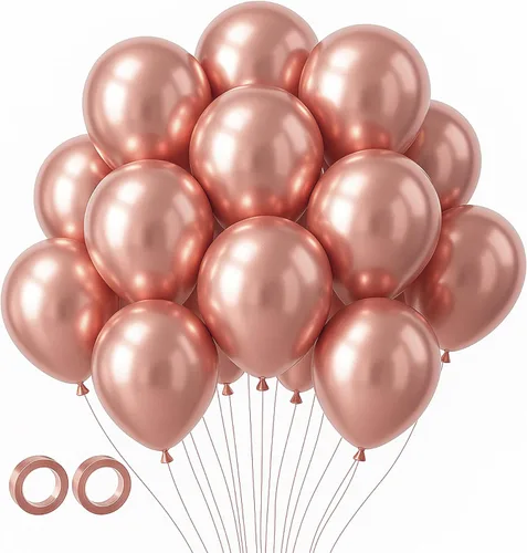 Miniatura 23 de Voircoloria - Globos azul bebé claro, paquete de 66 globos de 12 pulgadas de látex para fiestas para niños y niñas, para cumpleaños, baby shower, 16