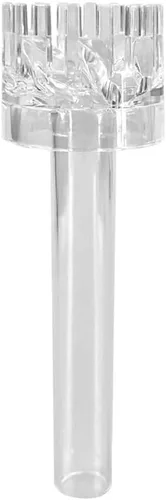 DONGKER Tubo de lirio de acuario, desnatador de superficie acrílica para tanque de acuario de 5 pulgadas/8 pulgadas (16/0.866 in)