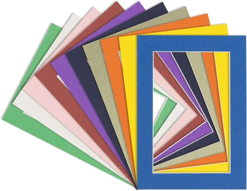 Miniatura 141 de 8.5x11 Mat for 11x14 Frame - Precut Mat Board Acid-Free Brown 8.5x11 Photo Matte Made to Fit a 11x14 Picture Frame, Premium Matboard for Family