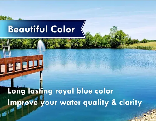 Miniatura 3 de Blue Lake and Pond Dye - Un galón de tinte profesional para lago y estanque, trata hasta 1 acre, color azul real, seguro para peces, vida silvestre