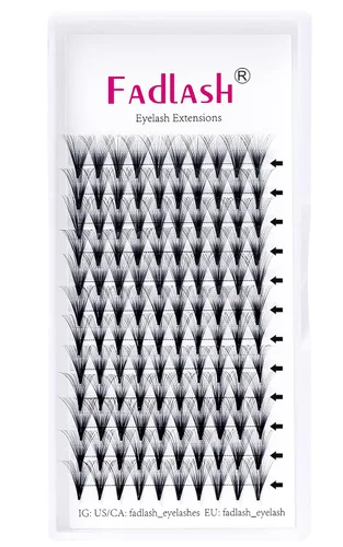 Miniatura 24 de Extensiones de pestañas postizas en abanico 10D Extensiones de pestañas postizas prefabricadas 0.05 0.07 de grosor Extensiones de pestañas postizas