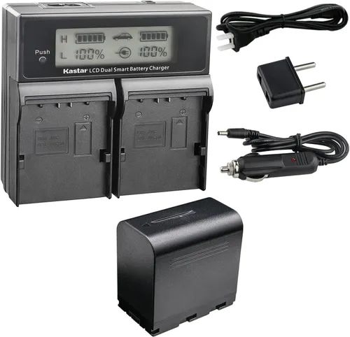 Miniatura 8 de Kastar SSL-JVC70 AC LCD Cargador rápido dual compatible con JVC GY-HM200U, GY-HM200HW, GY-HM200SP, GY-HM200SP Sports, GY-HM250 GY-HM250SP, GY-HM600