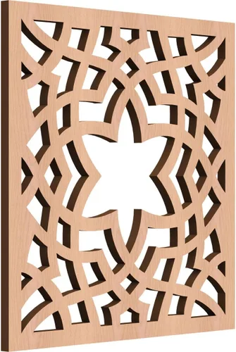 Miniatura 17 de París - Paneles de pared decorativos de madera con calado, extra pequeños, 7 3/8 pulgadas de ancho x 7 3/8 pulgadas de alto x 1/4 pulgadas de alto