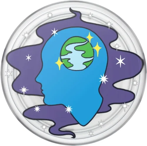 Miniatura 5 de Agarre para teléfono PopSockets con soporte expansible, agarre adhesivo - Translúcido Open Minded Mente abierta