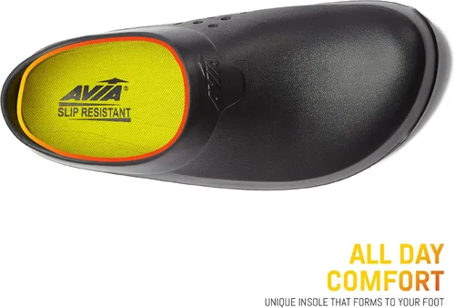 Miniatura 4 de Avia Flame - Zuecos antideslizantes para hombre, zapatos antideslizantes para servicio de alimentos, zapatos antideslizantes para restaurante