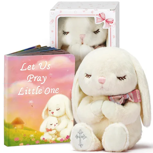 Miniatura 8 de MyMateZoe Regalos de bautismo para niños, gran conjunto de regalos de bautizo, dedicación y bautismo para niños y bebés recién nacidos, incluye