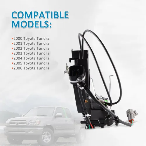 Miniatura 2 de Ensamblaje de actuador de cerradura de puerta del lado del conductor delantero izquierdo compatible con actuador de pestillo de puerta Toyota Tundra