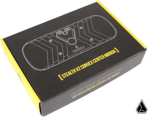 Miniatura 3 de Assault Industries 101005 cm01013 Negro 2" Stealth Series Convexo espejo retrovisor