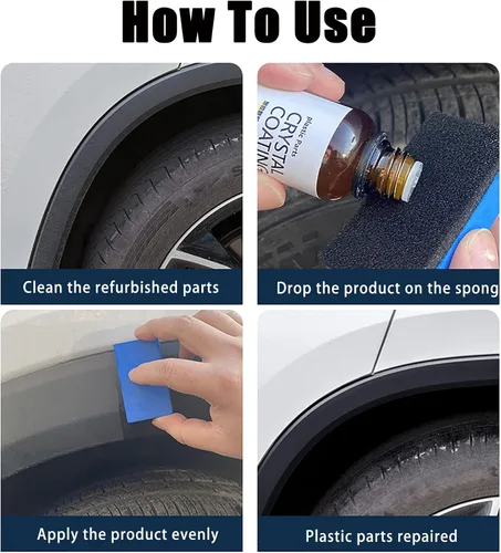 Miniatura 6 de Revestimiento de cristal para plástico del carro, revestimiento de cristal de piezas de plástico, revestimiento de cristal para automóvil, agente