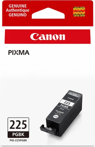 Canon PGI-225 Depósito de tinta negra auténtica, compatible con iP4820, MG5220, MG5120, MG8120, MG6120, MX882, iX6520, iP4920, MG5320, MG6220,