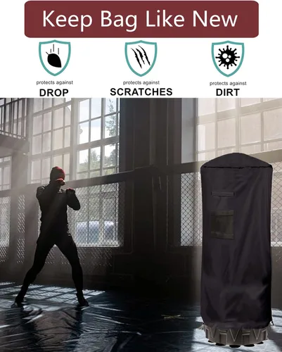 Miniatura 7 de Funda para saco de boxeo independiente, impermeable al aire libre, cubierta protectora para bolsa de boxeo