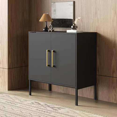Miniatura 15 de LYNSOM Gabinete de Almacenamiento con Puertas, Juego de 3, Gabinete Buffet Moderno con Almacenamiento, Aparador de Cocina Buffet, Gabinete de Acento