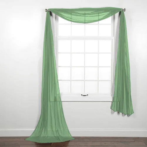 Miniatura 3 de Pañuelo Luxury Discount semitransparente para ventana, de color liso