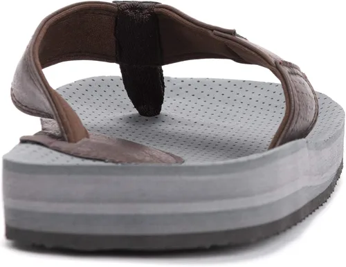 Miniatura 3 de MUK LUKS Chanclas Mason para hombre, color marrón