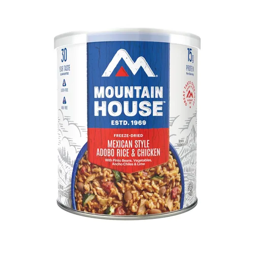 Miniatura 23 de Mountain House Carne en cubos Comida liofilizada de supervivencia y emergencia Lata #10 Sin gluten, 30122