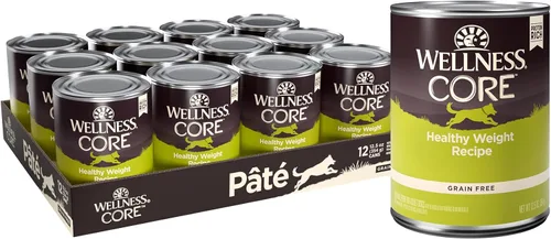 Miniatura 8 de Wellness CORE Alimento húmedo natural sin granos para perros enlatado, pescado blanco, salmón y arenque, lata de 12.5 onzas (paquete de 12)