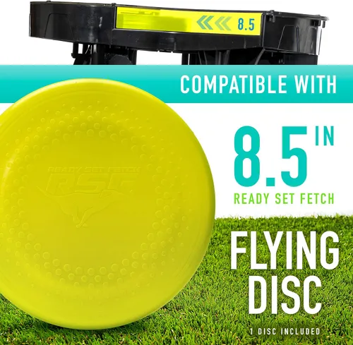 Miniatura 7 de Franklin Pet Supply Co. - Lanzador automático de discos para perros - Ready Set Fetch - Juguete lanzador portátil para perros - Funciona