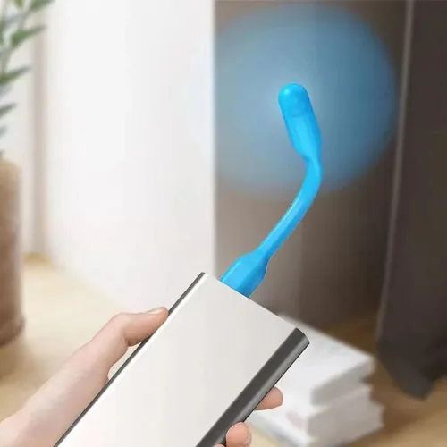 Miniatura 3 de Ventilador de enfriamiento USB Gadgets electrónicos Ventilador Led USB Mini Ventilador Portátil Flexible Enfriador Para Portátil Teléfono