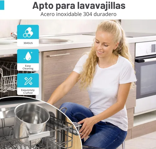 Miniatura 6 de Livatro Humidificador de acero inoxidable, humidificador de niebla cálida de 3 L, fácil de limpiar con humidificador de vapor caliente