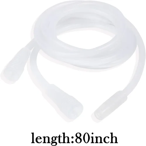 Miniatura 5 de weiwei Accesorios para máquinas de terapia de vacío, 2 tubos de silicona tipo Y para tazas grandes, tubo de vacío de silicona transparente