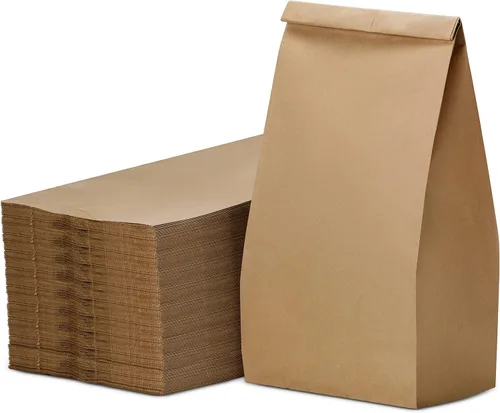 Miniatura 10 de Culinware Bolsas de papel kraft – Bolsas marrones duraderas para aperitivos, almuerzo, sándwich, pasteles, palomitas de maíz, comestibles