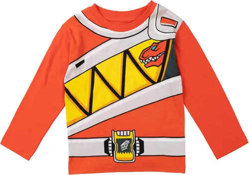 Miniatura 2 de Power Rangers Blue Ranger Red Ranger Zach Paquete de 3 camisetas de cosplay para niños pequeños a niños pequeños