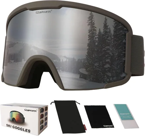Miniatura 11 de OUTDOOR SPARTA OTG - Gafas de esquí para hombres, mujeres y jóvenes, 100 % protección UV y antirreflejos