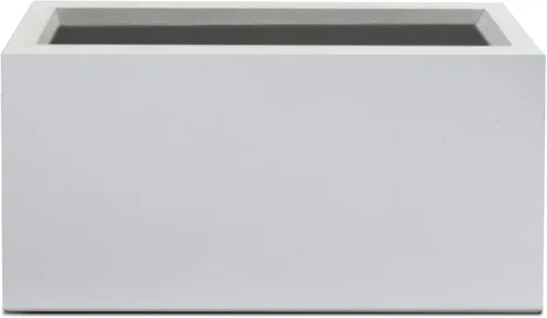 Miniatura 48 de Kante Macetero rectangular de hormigón de 23.2 pulgadas de largo, macetas grandes para interiores y exteriores con orificio de drenaje y tapón