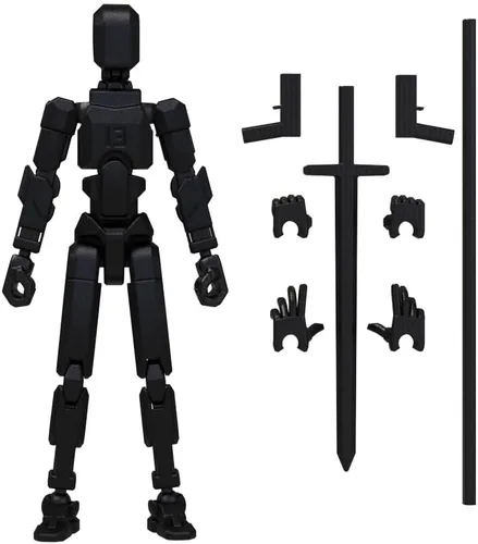 Miniatura 21 de MerryXD Figura de acción de Titan 13, figura de acción Lucky 13, figura de acción T13, figura de acción impresa en 3D con múltiples articulaciones