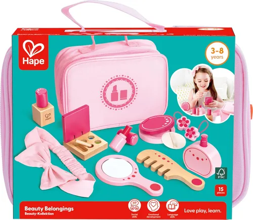Miniatura 4 de Kit Beauty Belongings de cosméticos de juguete fabricados en madera, de Hape