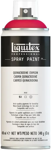 Miniatura 45 de Liquitex - Spray de pintura profesional, 12 onzas (400 ml), tono rojo cadmio profundo Tono profundo rojo cad
