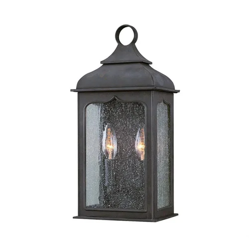 Troy Lighting B2010-TBZ Henry Street - Linterna de bolsillo para exteriores con dos luces